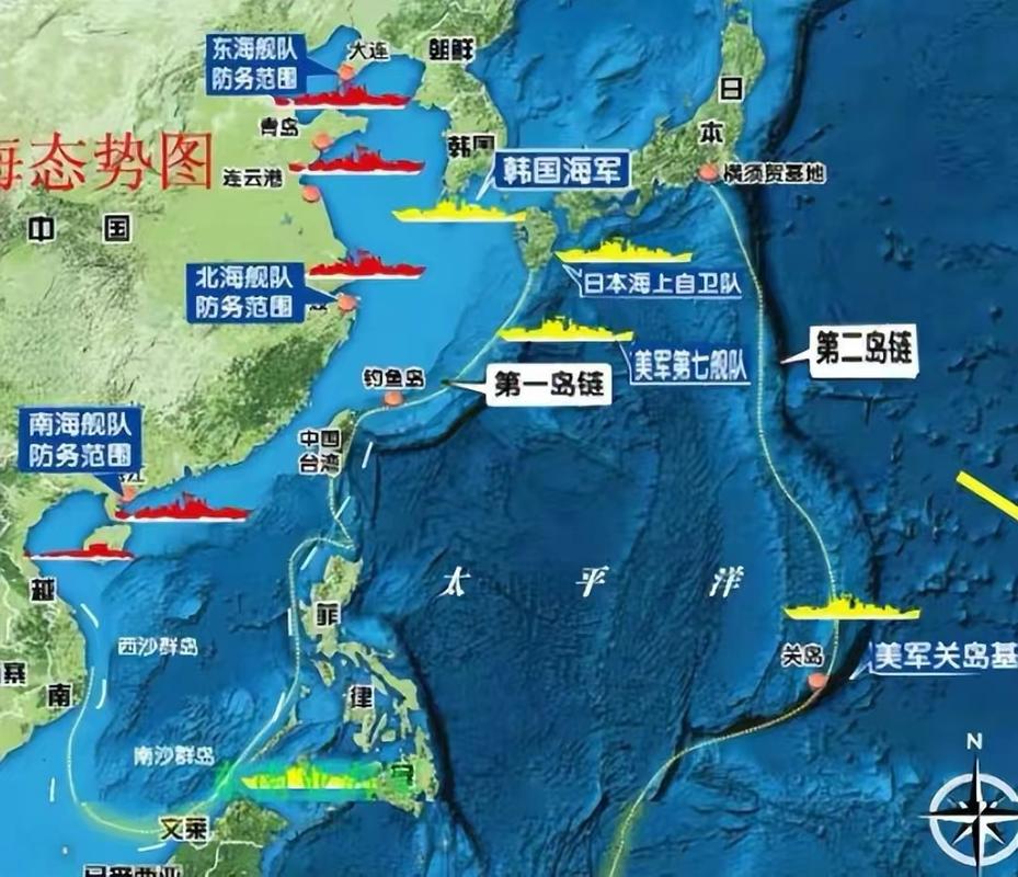 关岛属于第几岛链关岛美军基地在哪美军在太平洋建造新军事基地，剑指何方 摄像头